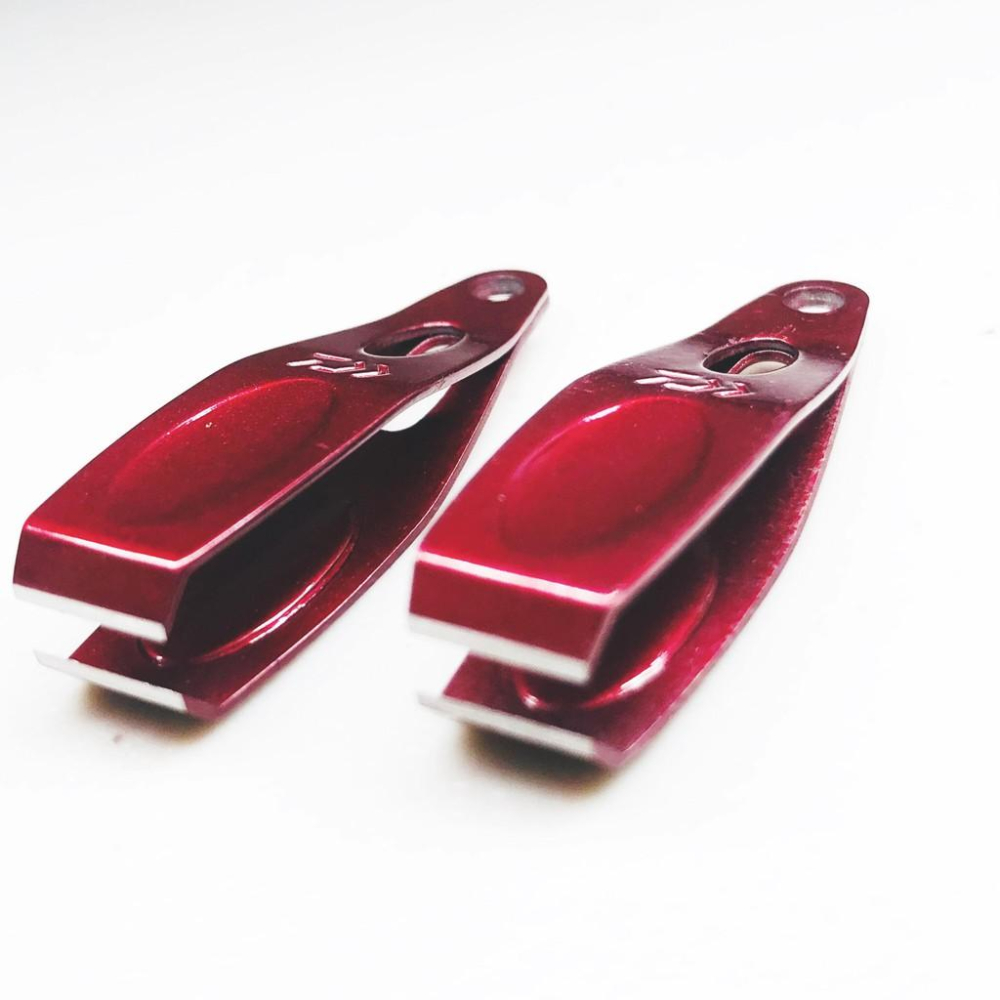 釣之夢~DAIWA 日本製 子線夾 V40 直刃 / 斜刃 紅色 磯釣 / 釣蝦-細節圖2