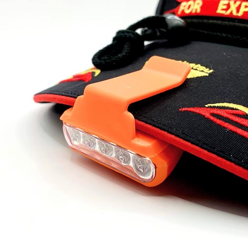 釣之夢~玩家級 H65 5LED 夾帽燈 照明燈 頭燈 釣魚燈 登山燈 露營燈 釣魚 釣具 夜釣 夜跑 船釣 登山 露營-細節圖5