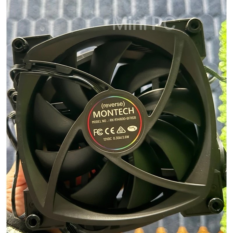【全新現貨】MONTECH君主RX140 PWM 14cm正反向扇/HDB軸承/ARGB/14cmARGB風扇/散熱器-細節圖6