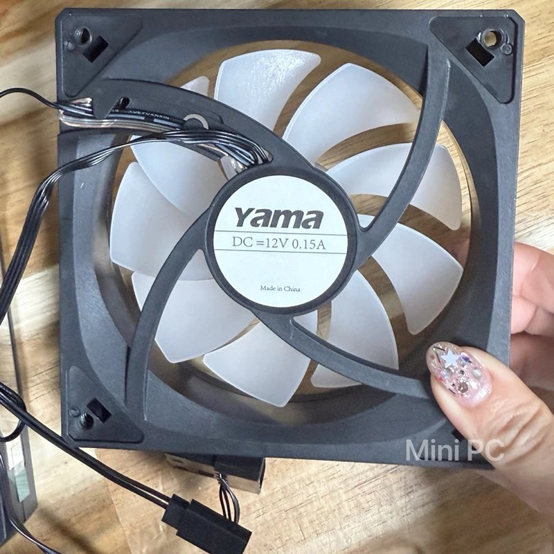 🔥全新現貨🔥YAMA 12cm風扇/三個一組/大4p/RGB電腦散熱風扇/12cm風扇/拆機全新風扇/YAMA-細節圖5