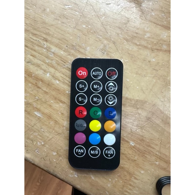 (獨家進貨）ARGB鑽石風扇💎（有專屬手持遙控器/可調整風速燈光多種顏色模式）排氣風扇 4吋風扇 12cm風扇-規格圖6