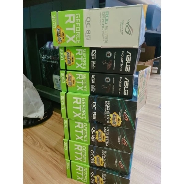 現貨🔥多種廠牌 顯卡紙盒 （微星、技嘉、華碩、AMD等 ）3050/3060/3070/3080/3090各式型號都有-細節圖3