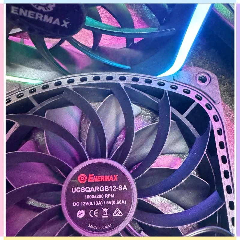 全新現貨🔥Enermax 安耐美ARGB 12公分 電腦風扇 黑(單顆入/工業包裝附螺絲）獨家現貨/電腦散熱器ARGB-細節圖4