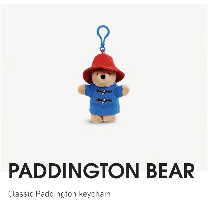 🔥全新英國帶回現貨🇬🇧Paddington Bear鑰匙圈 帕丁頓熊柏靈頓熊/4.7cmx8.4cmx8cm 吊飾-細節圖3