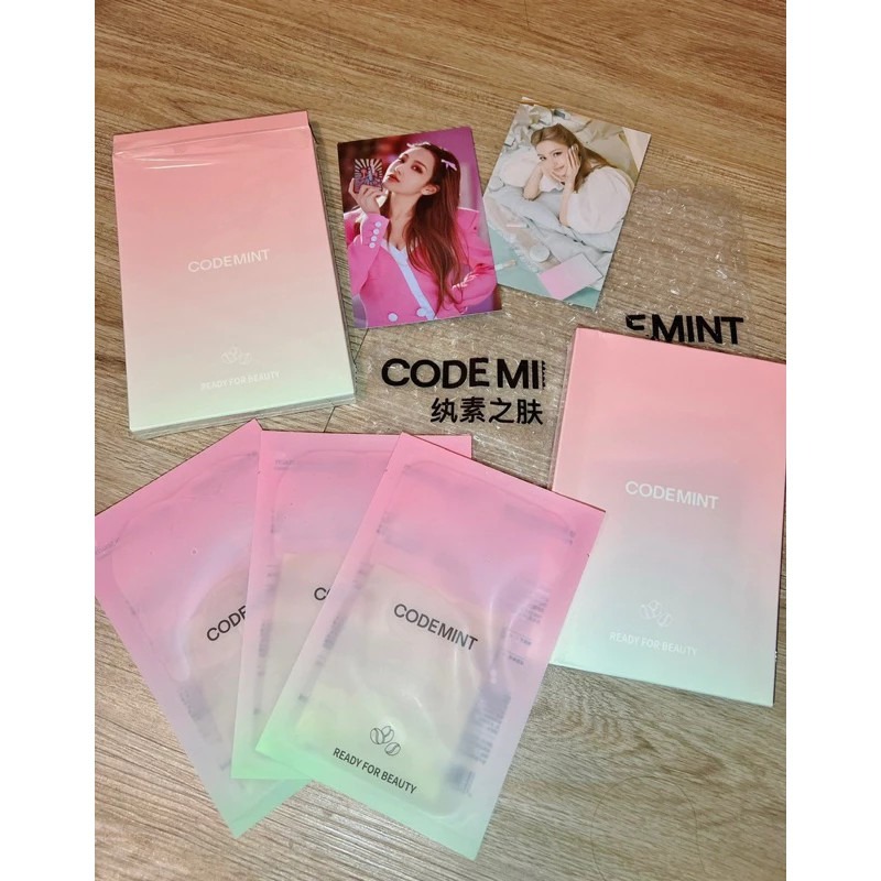 現貨24HR寄出🔥CODE MINT紈素之膚/青色代碼-周揚青自創品牌/冰美式妝前面膜/葉綠素補水保濕舒緩/妝前面膜-細節圖5