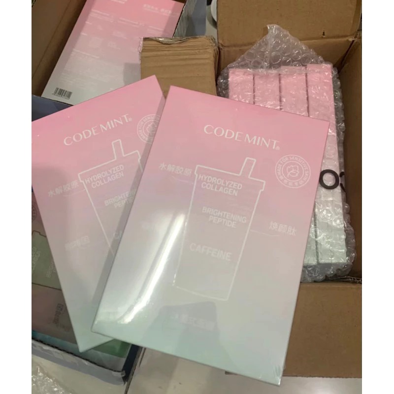 現貨24HR寄出🔥CODE MINT紈素之膚/青色代碼-周揚青自創品牌/冰美式妝前面膜/葉綠素補水保濕舒緩/妝前面膜-規格圖6