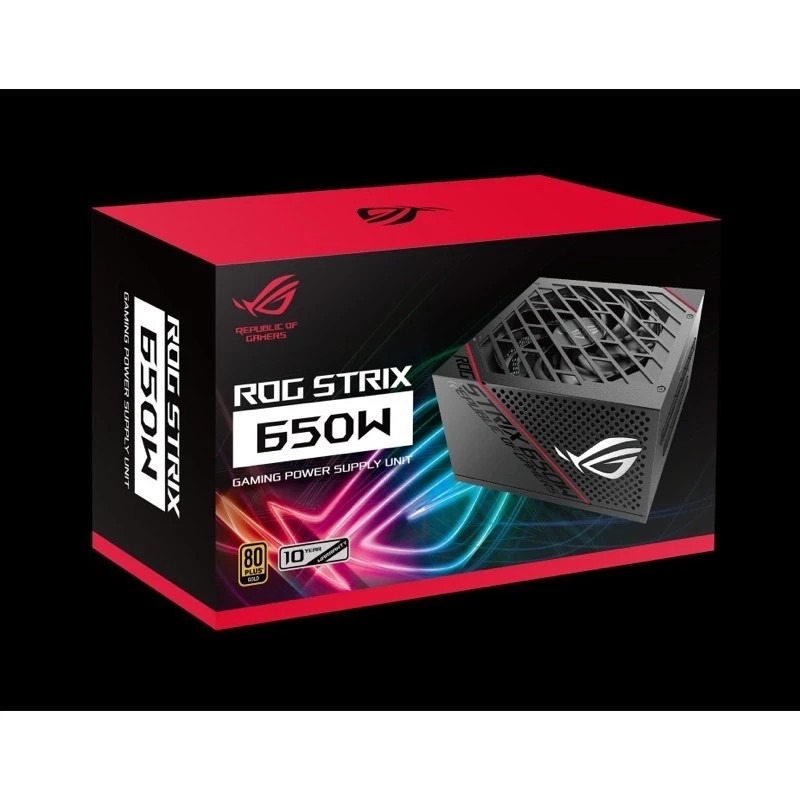 全新現貨🌟ASUS華碩 ROG STRIX 650W 雙8/金牌/全模組/10年保/ROG電源供應器/全新現貨下單秒出-細節圖4