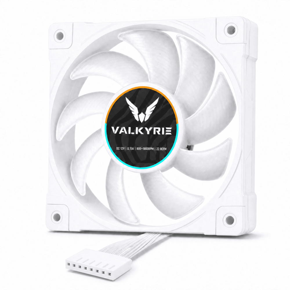 ✨快速出貨【VALKYRIE 瓦爾基里】B12-GT 120mm ARGB 散熱風扇 黑/白 雙色可選💙-細節圖4