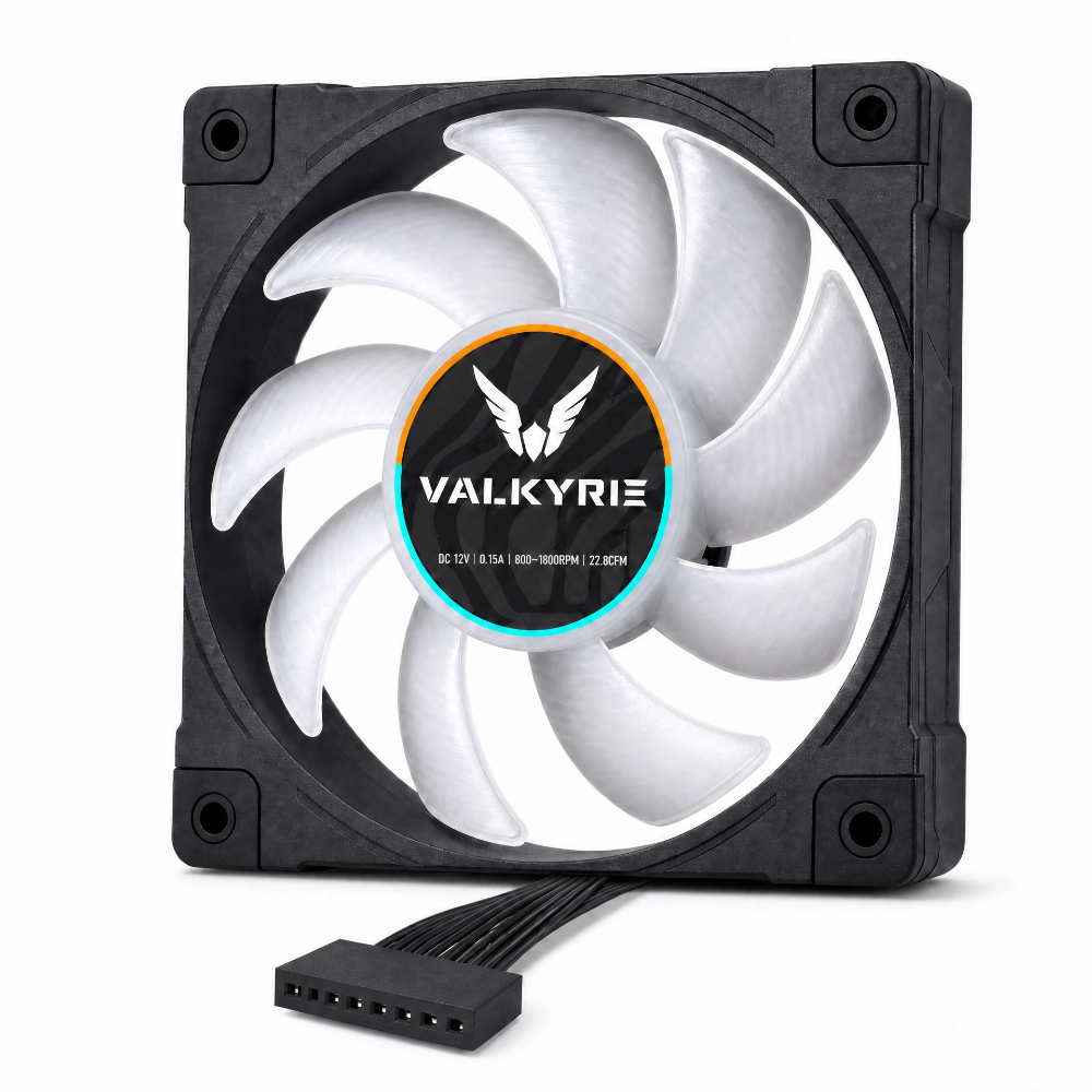 ✨快速出貨【VALKYRIE 瓦爾基里】B12-GT 120mm ARGB 散熱風扇 黑/白 雙色可選💙-規格圖6