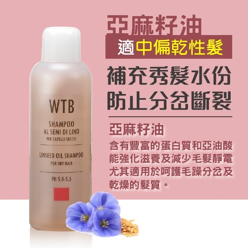 WTB昂賽芙  洗髮精 保濕洗髮精 沙龍洗髮精 染燙 無矽靈洗髮精 頭皮調理 義大利原裝 1000ml 500ml-細節圖7