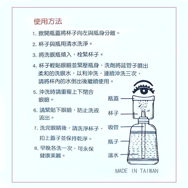 斯巴 洗眼器 洗眼杯 洗眼睛-細節圖3