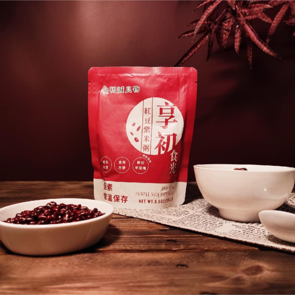 【初誠良物】紅豆紫米粥 紅豆 甜品 甜湯 點心下午茶 300g-細節圖5