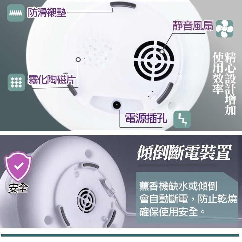 【Farian】薰香機 加濕器 香氛機 水氧機 香薰機 精油機 噴霧機 水氧機精油 精油 600ml-細節圖5
