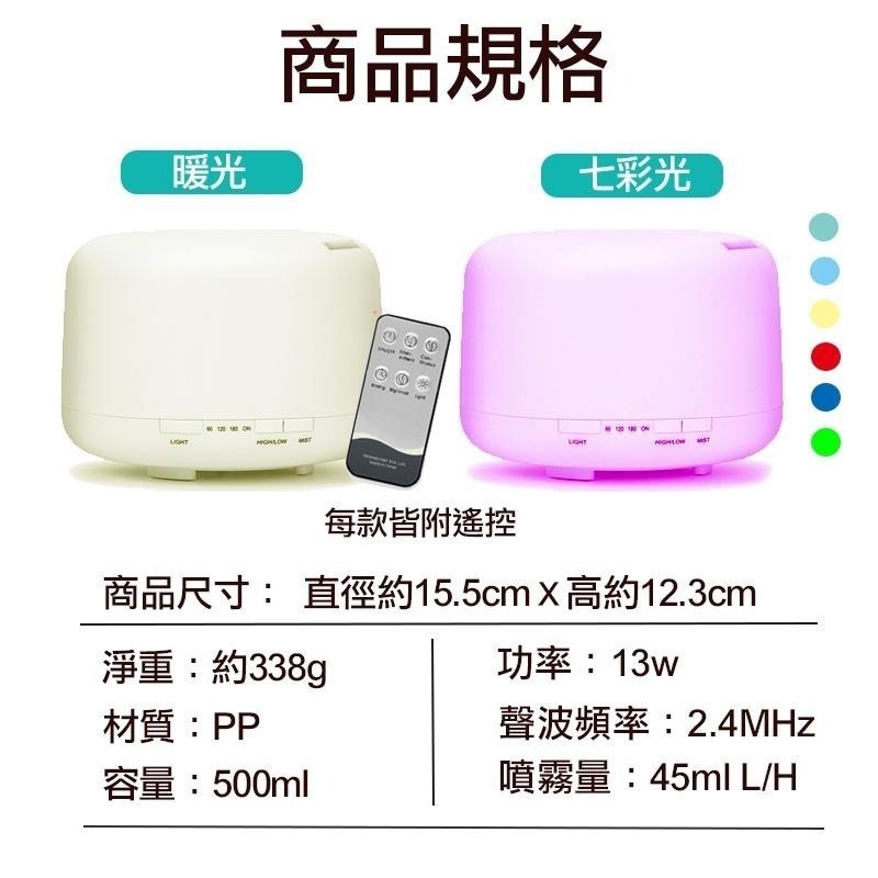 【Farian】薰香機 加濕器 香氛機 水氧機 香薰機 精油機 噴霧機 水氧機精油 精油 600ml-細節圖6