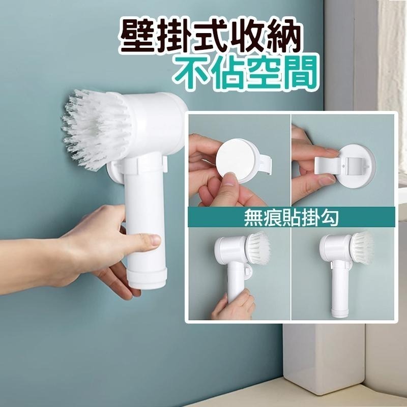 電動清潔刷 多功能電動清潔刷   電動刷洗機 清潔刷 拋光打蠟 刷具-細節圖7