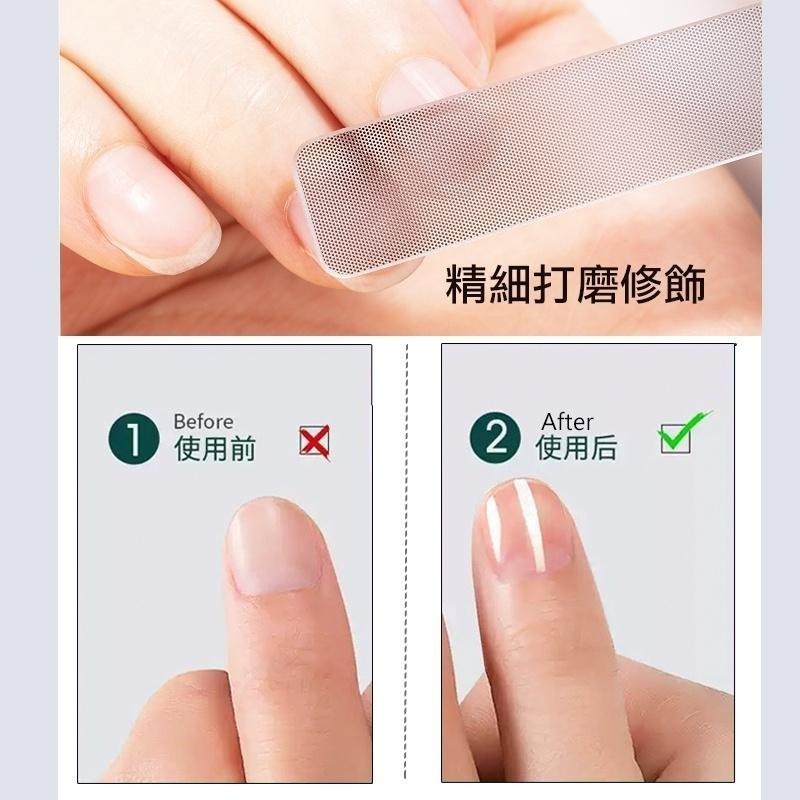 贈收納盒 美甲工具 指甲銼刀 指甲拋光 拋光棒 修甲工具 磨指甲 指甲 韓式奈米玻璃指甲銼-細節圖7