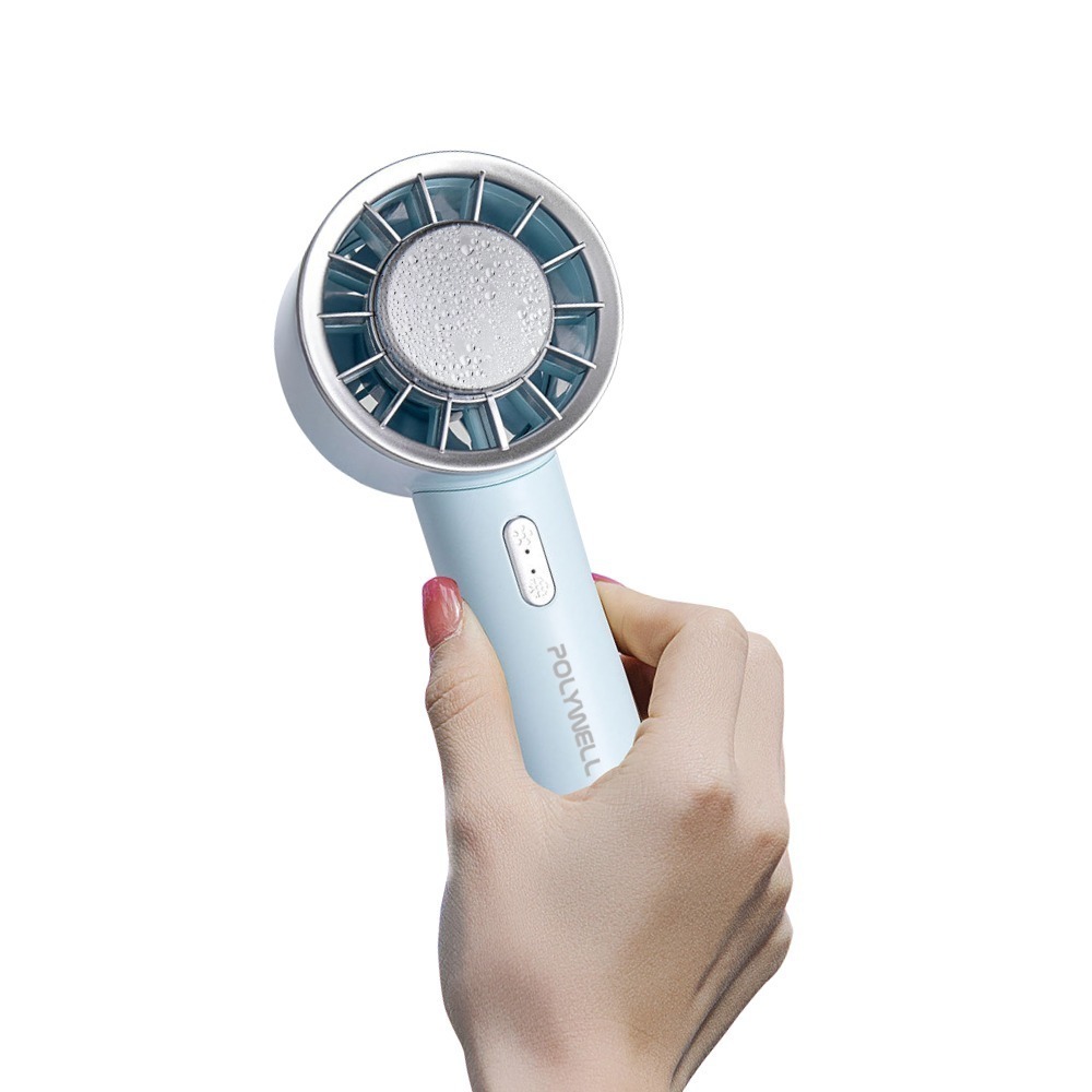 寶利威爾 POLYWELL 手持冰敷風扇 冷敷降溫神器 Type-C充電 半導體製冷技術 隨身攜帶 3段風速-細節圖2