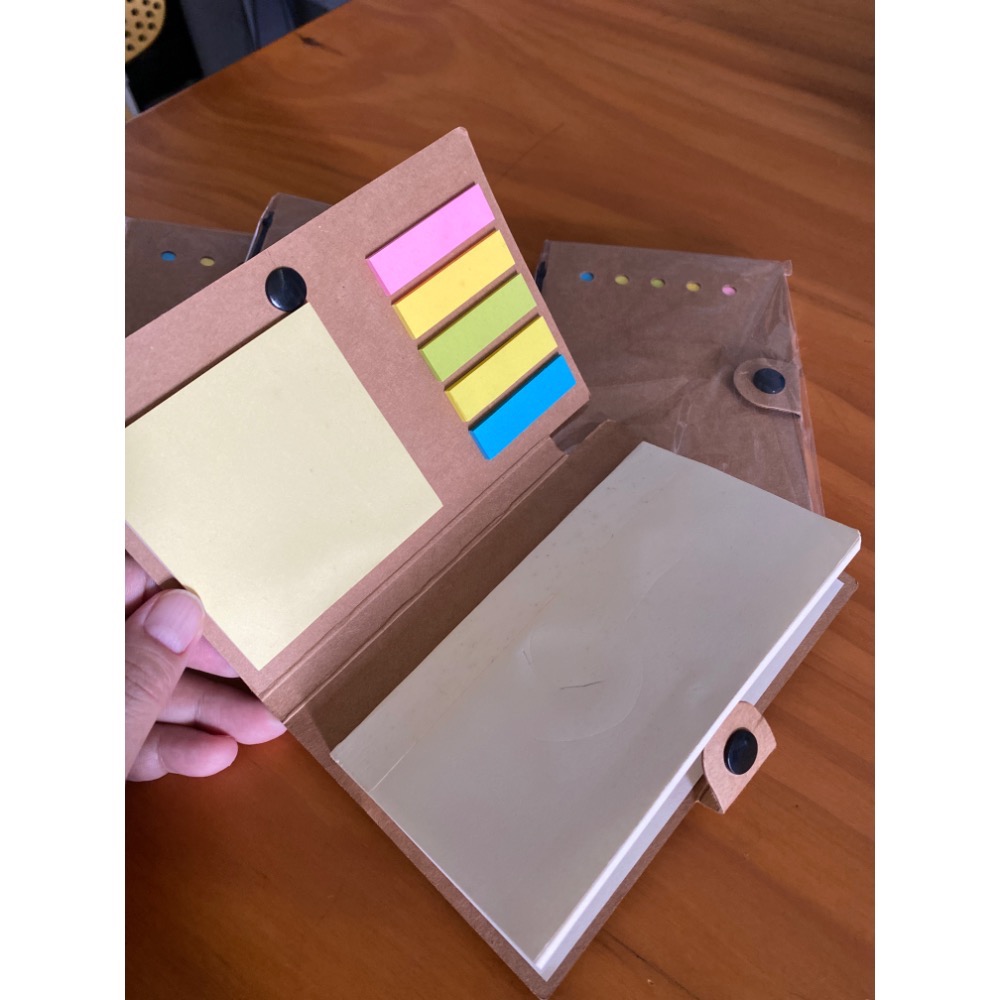 ［全新未拆］買四送一/五彩便貼環保筆記本/摩托羅拉基金會紀念-細節圖3