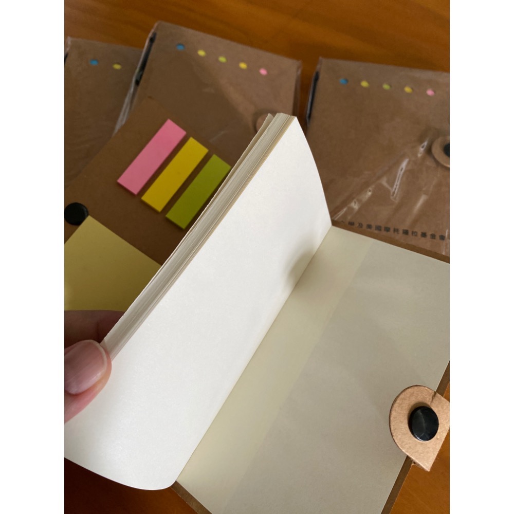 ［全新未拆］買四送一/五彩便貼環保筆記本/摩托羅拉基金會紀念-細節圖4