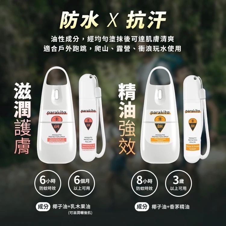 Parakito 法國帕洛 天然植萃PMD防蚊系列 - 多款可選-細節圖2