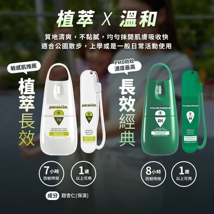 Parakito 法國帕洛 天然植萃PMD防蚊系列 - 多款可選-細節圖3