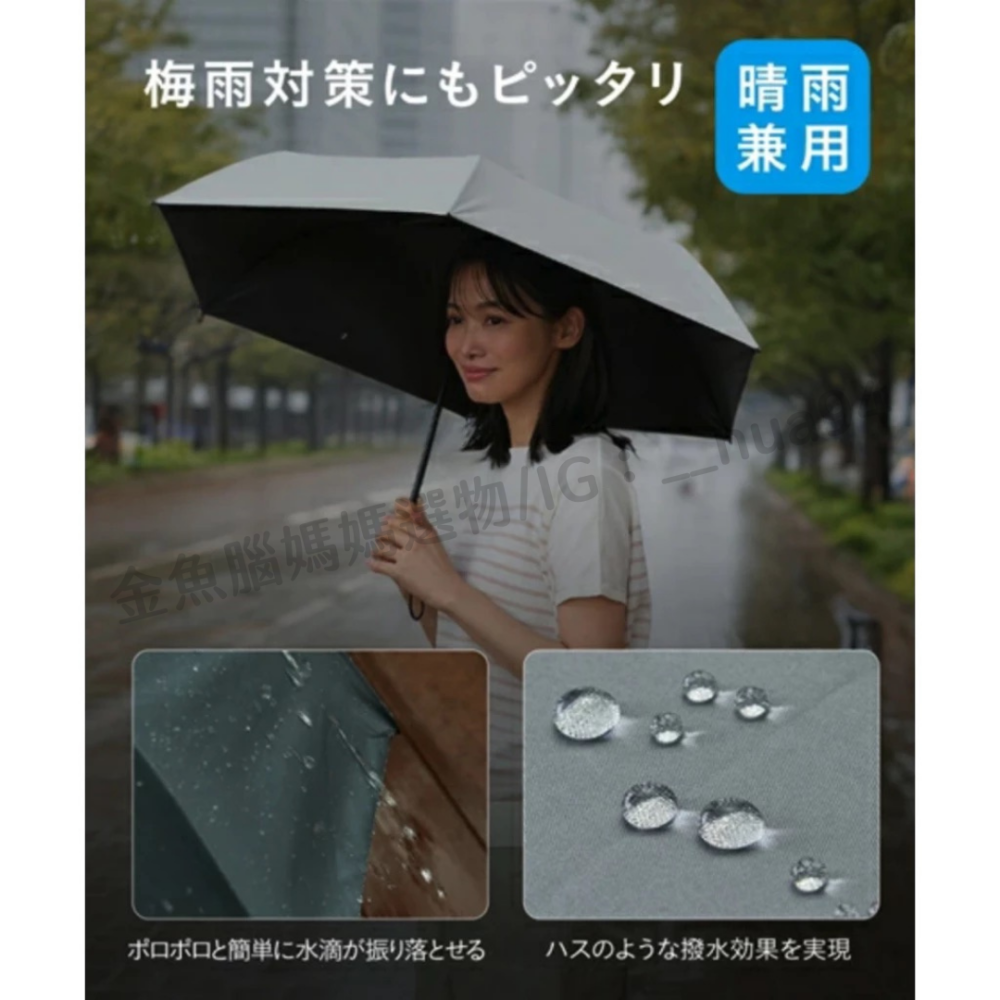 日本 2026 最新款 PROTECT U -21.3°C 全新 折疊傘 抗UV 降溫 陽傘 晴雨傘 消暑 超輕量-細節圖8