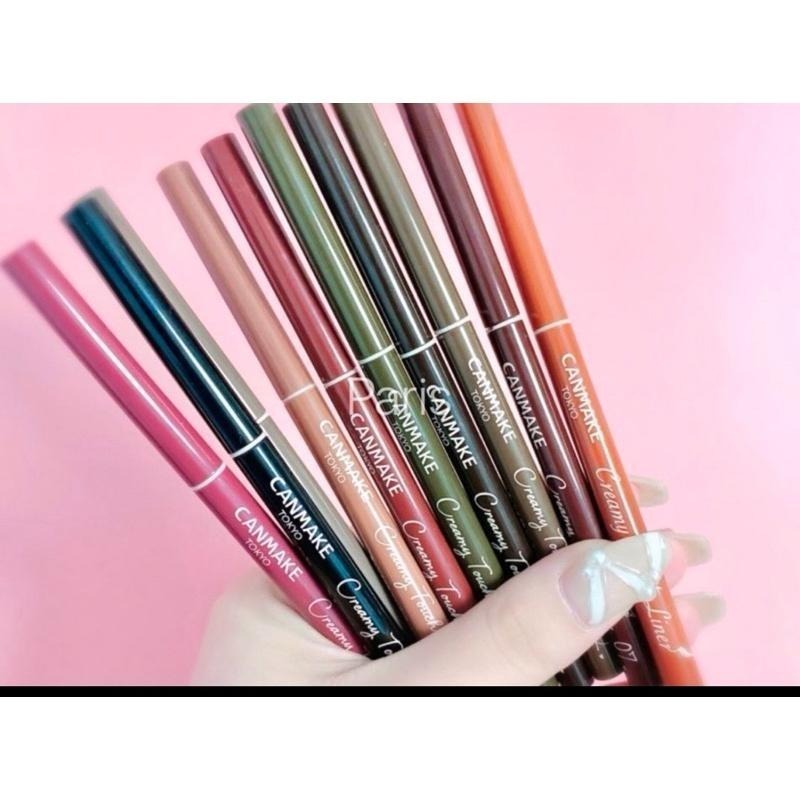 【現貨】CANMAKE 眼線筆 cream touch liner 眼線 極細 眼線膠筆-細節圖7
