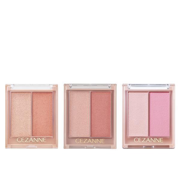 【現貨】CEZANNE 03新色 雙色修容 打亮霜 腮紅SP01 打亮頰彩 兩用 修容打亮 好氣色打亮修容霜-細節圖2