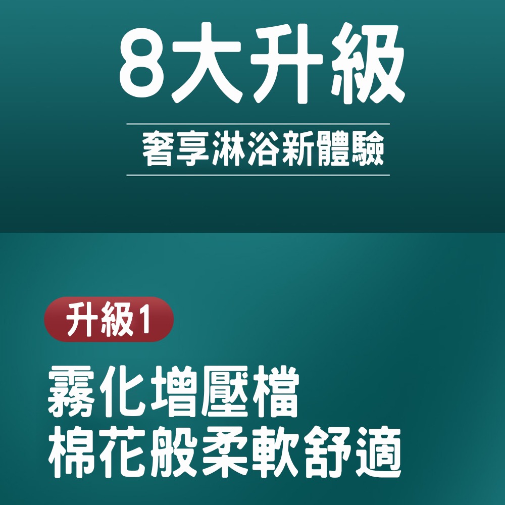 6檔增壓過濾蓮蓬頭附贈5濾心-細節圖4