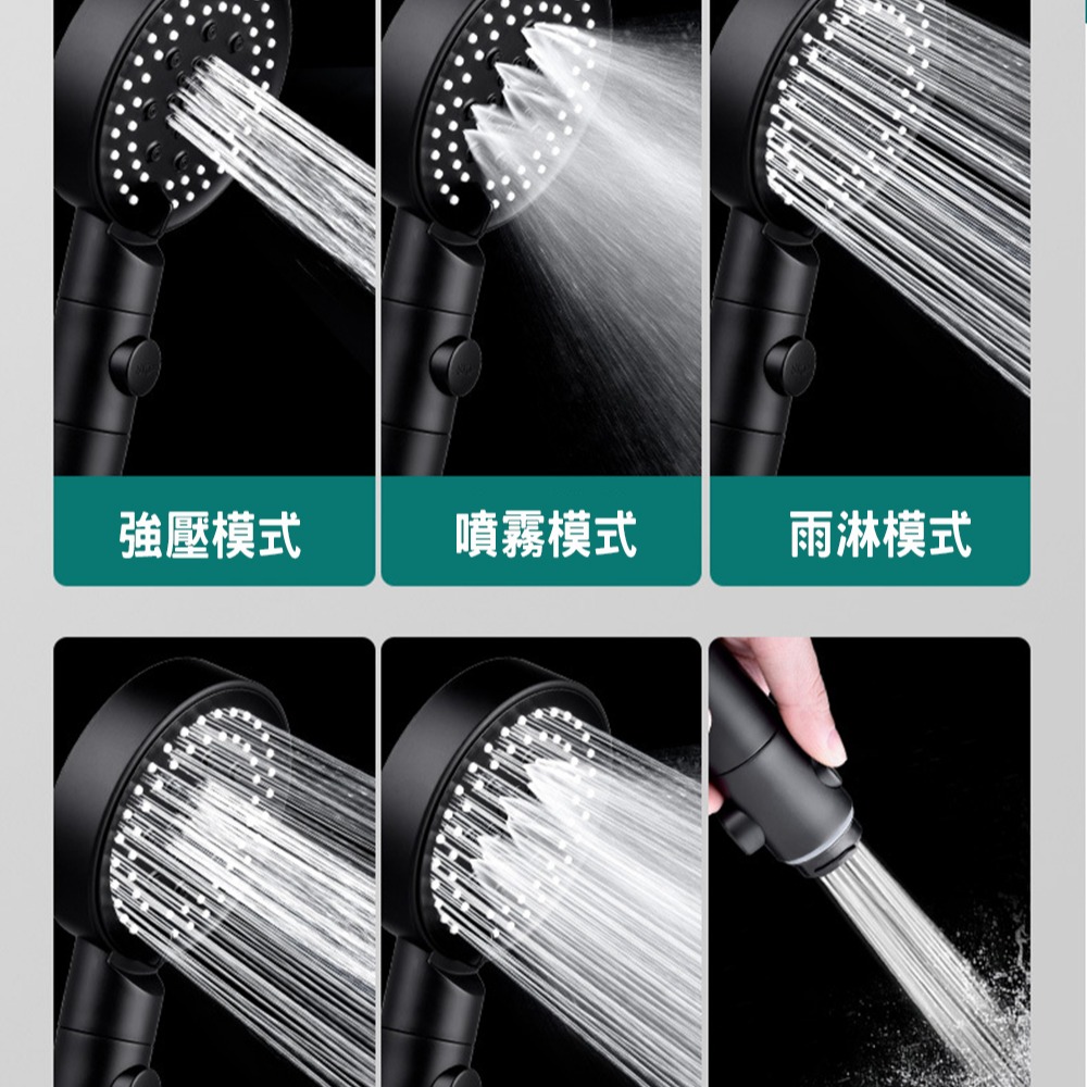 6檔增壓過濾蓮蓬頭附贈5濾心-細節圖6