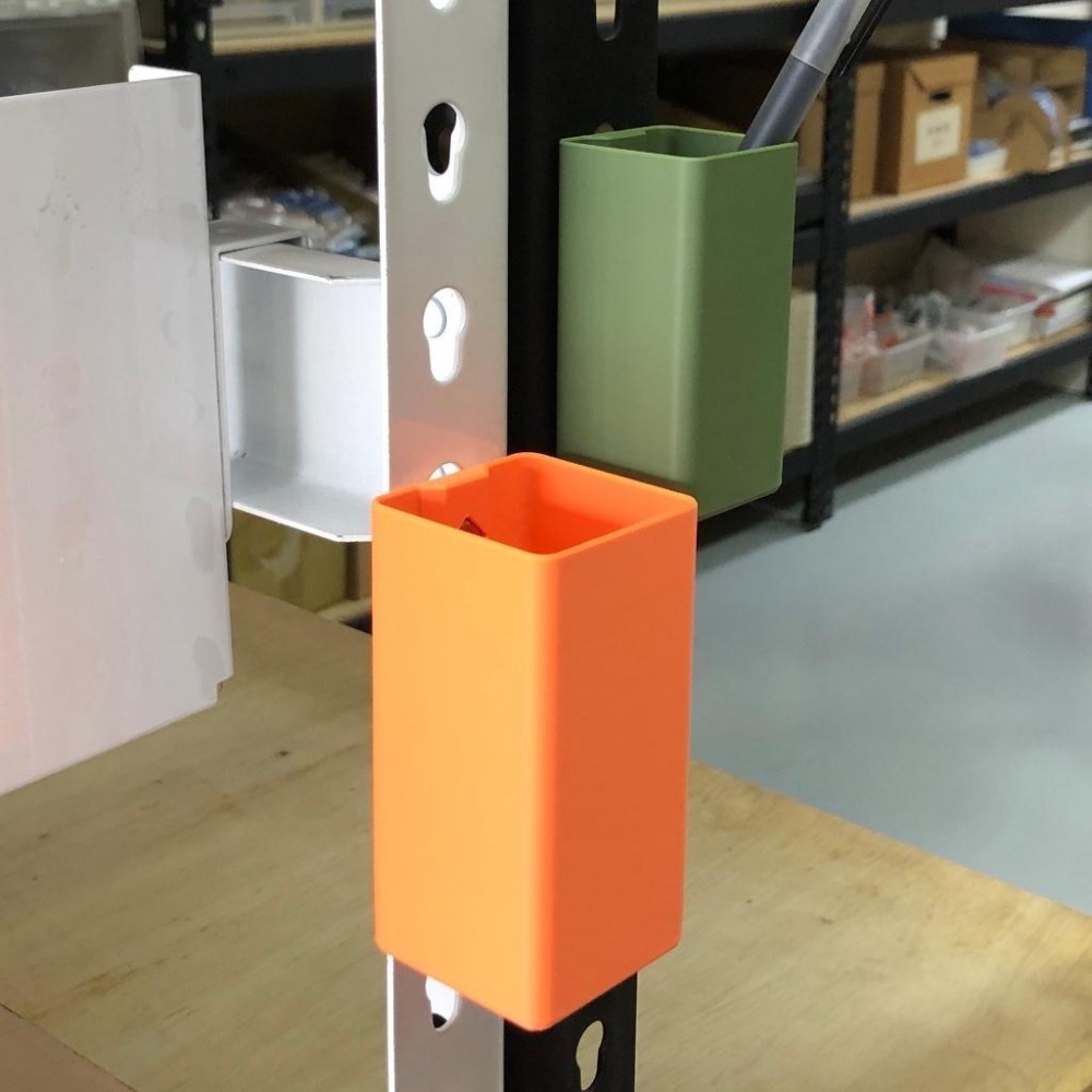 角鋼配件/無螺絲角鋼配件/立柱適用/方筒/收納盒/筆筒/收納桶/工具筒/竹籤罐/儲物盒/竹籤桶/可客製化工具筒-細節圖2