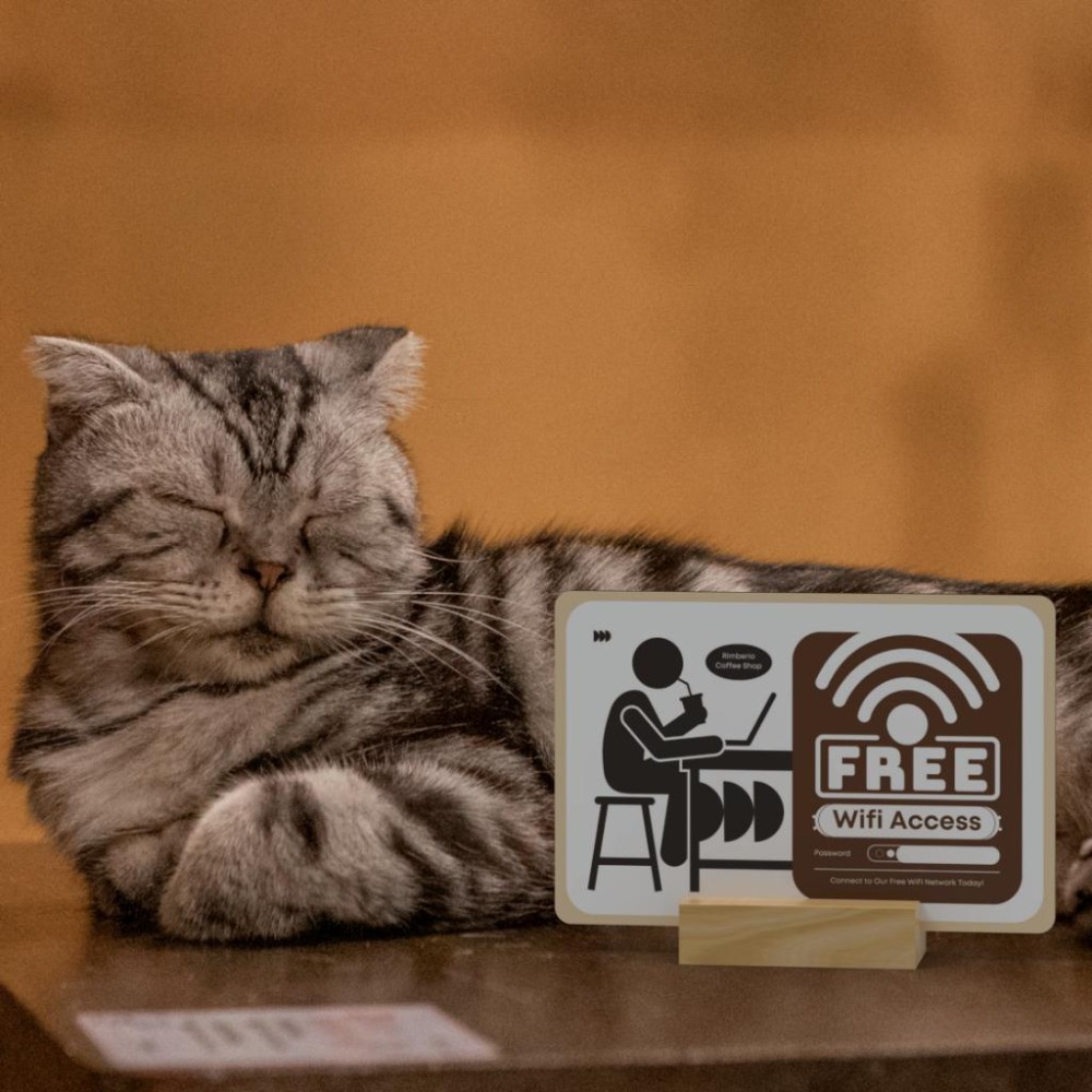 客製化木牌/客製化立牌/QRcode木板/QRcode立牌/菜單/立牌/警示標語牌/告示牌-細節圖2