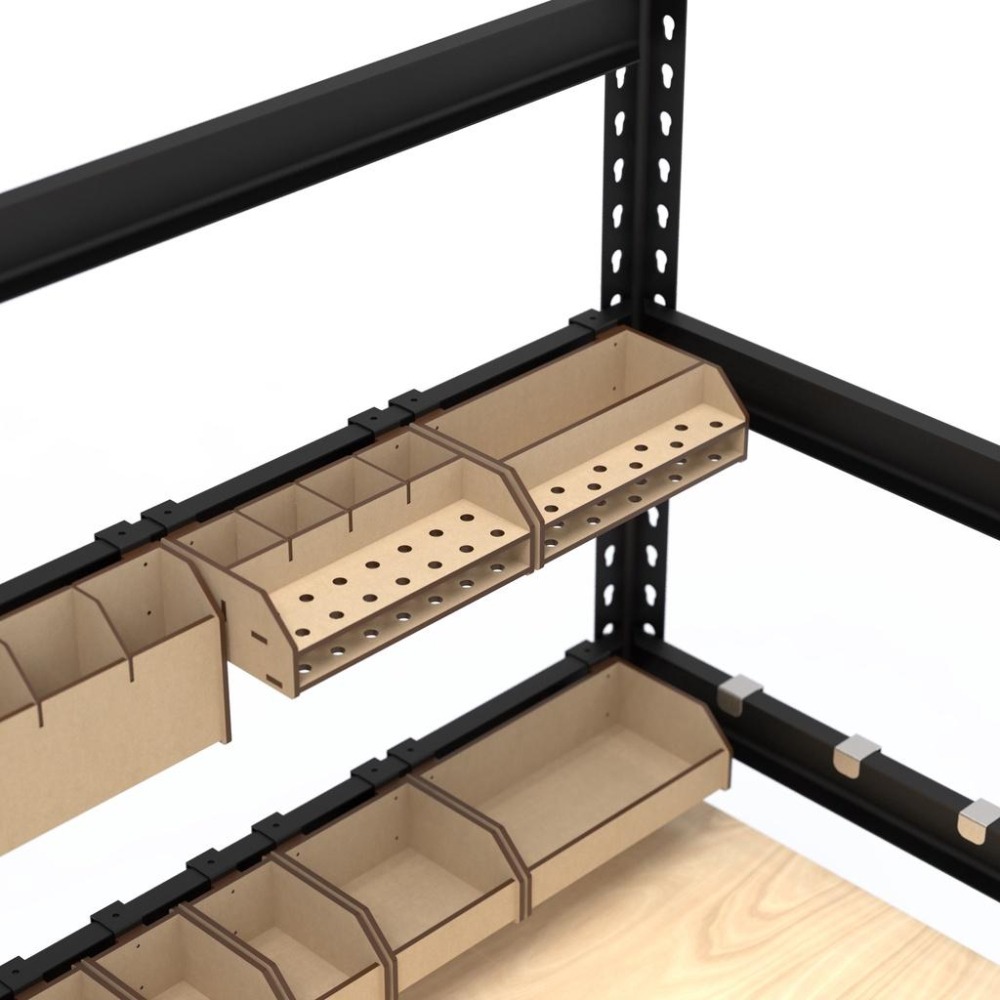 免螺絲角鋼零件整理盒 木質零件盒 整理盒 免螺絲角鋼 配件 角鋼 免螺絲角鋼 收納盒 模型工具 模型零件盒 收納 模型-細節圖9