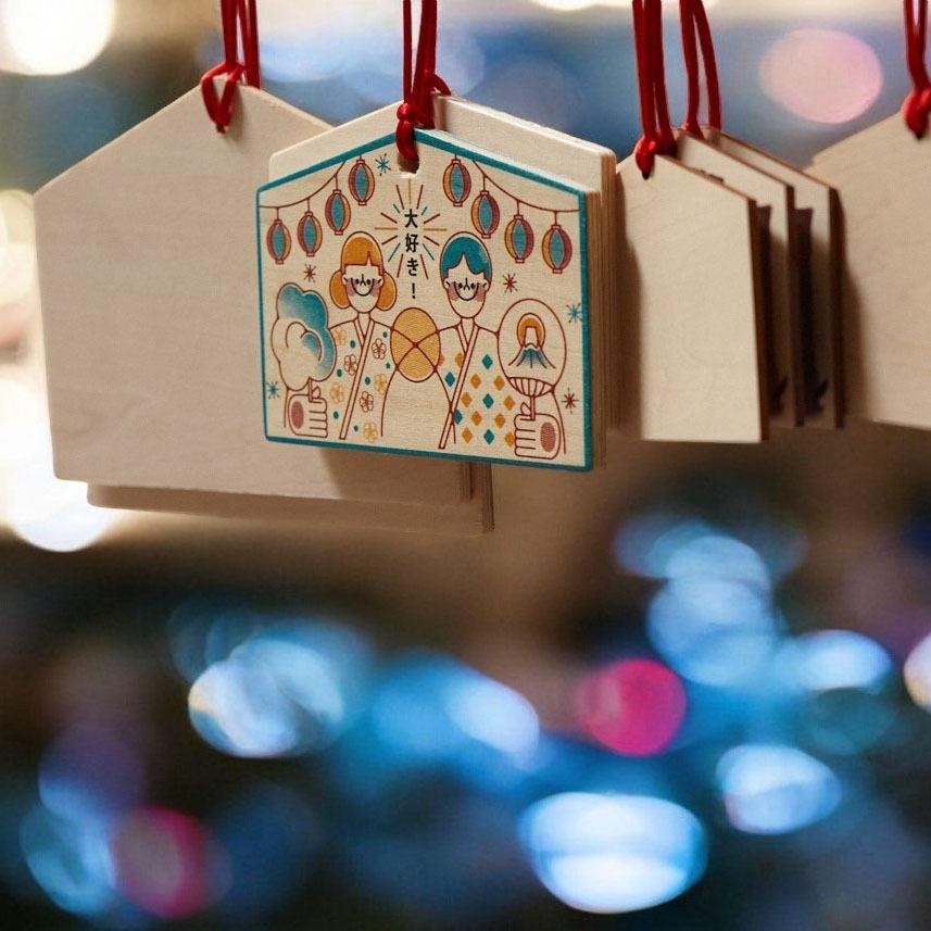 客製印刷繪馬木板/客製化許願牌/客製化吊牌/祈福卡-細節圖4