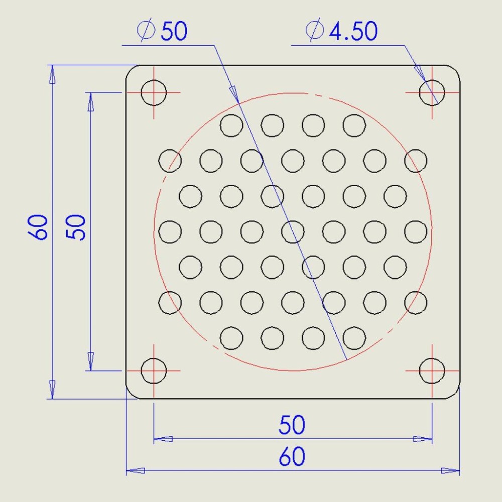 壓克力通風網 壓克力 風扇網 洞洞網 壓克力板 通風網 透明通風網 壓克力網-細節圖2
