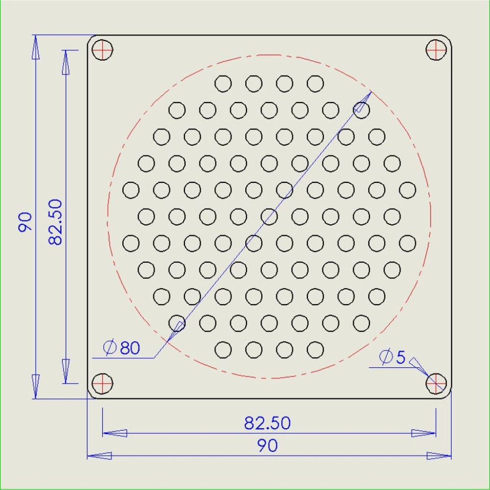 壓克力通風網 壓克力 風扇網 洞洞網 壓克力板 通風網 透明通風網 壓克力網-細節圖6