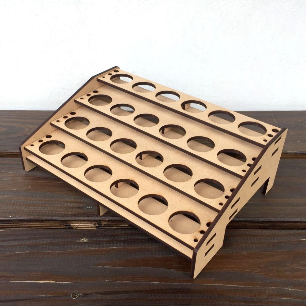 模型噴塗套件(包含一個24瓶顏料架、一個噴漆夾座、40支噴漆夾)  顏料架/顏料收納/模型漆架/收納架-細節圖3