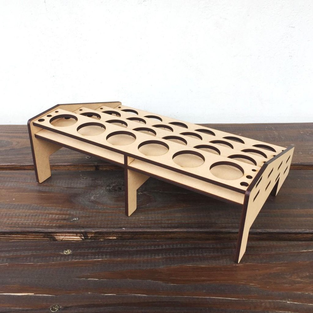 模型噴塗套件(包含一個24瓶顏料架、一個噴漆夾座、40支噴漆夾)  顏料架/顏料收納/模型漆架/收納架-細節圖4