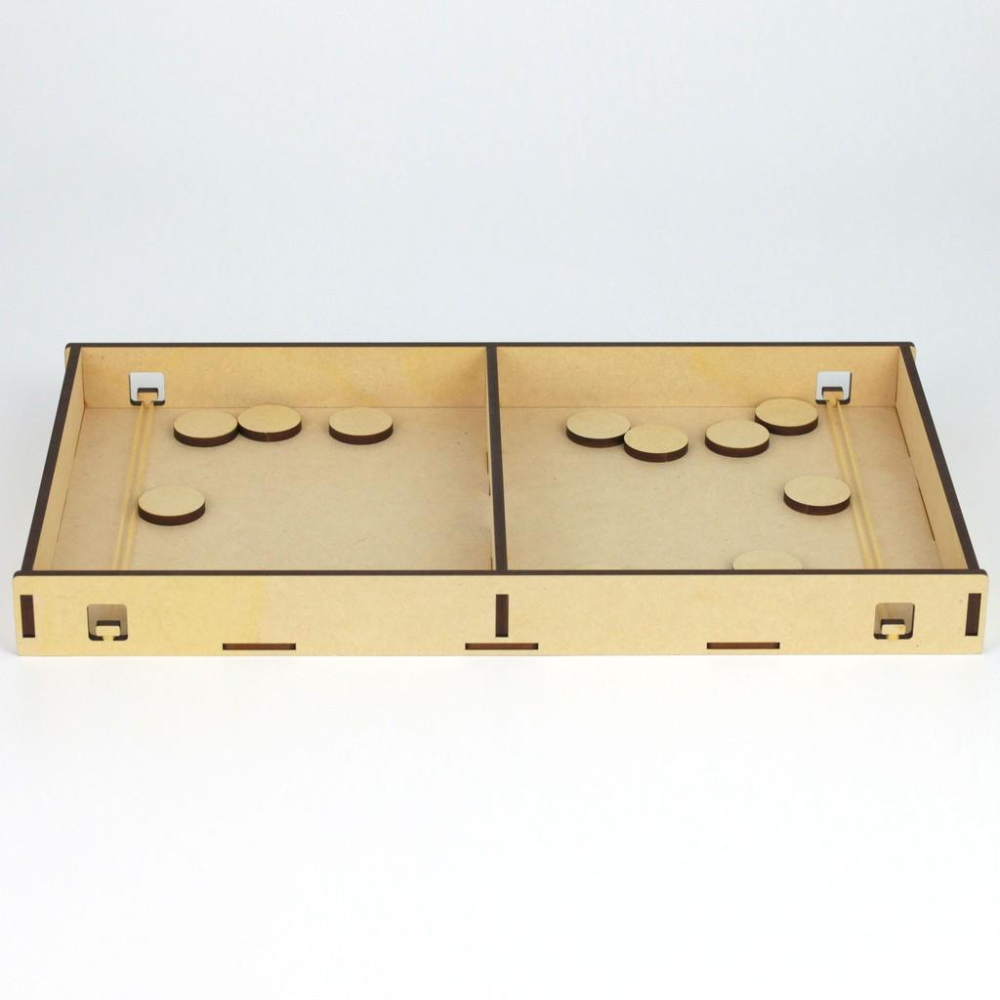 碰世代設計 BON4D 彈射台 親子桌遊 木製桌遊-細節圖4