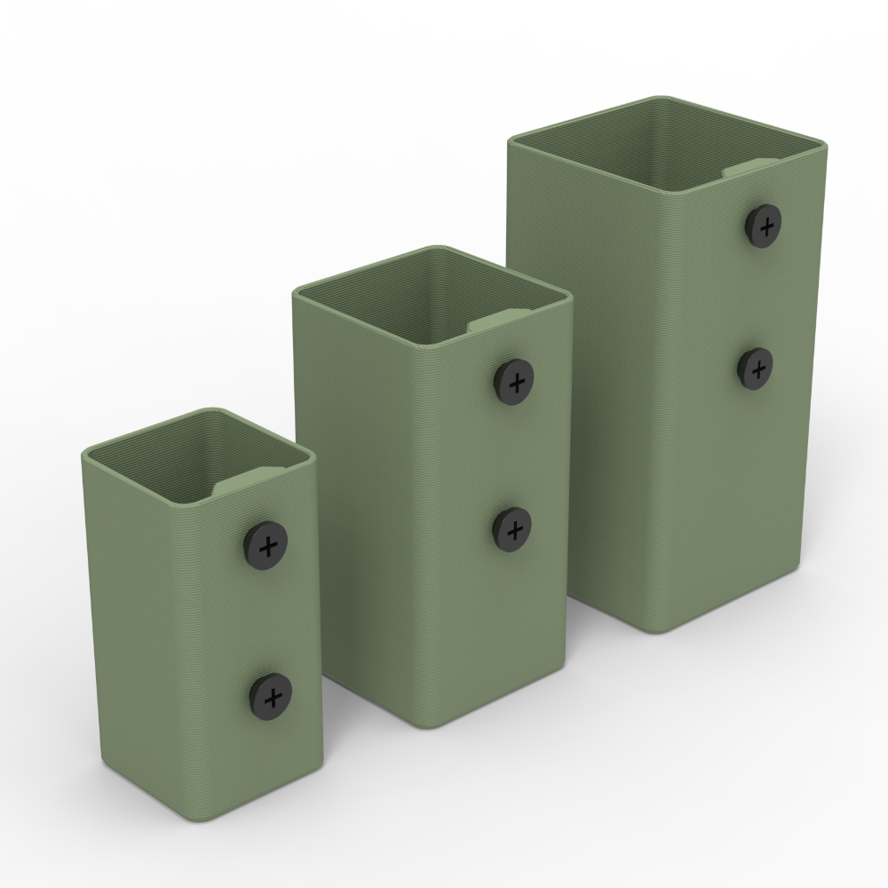 【碰世代設計】角鋼配件/無螺絲角鋼配件/角鋼收納盒/角鋼收納桶/角鋼收納罐/角鋼收納/筆筒/收納桶/收納盒/置物盒-規格圖6