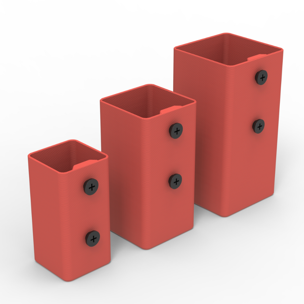 【碰世代設計】角鋼配件/無螺絲角鋼配件/角鋼收納盒/角鋼收納桶/角鋼收納罐/角鋼收納/筆筒/收納桶/收納盒/置物盒-規格圖6