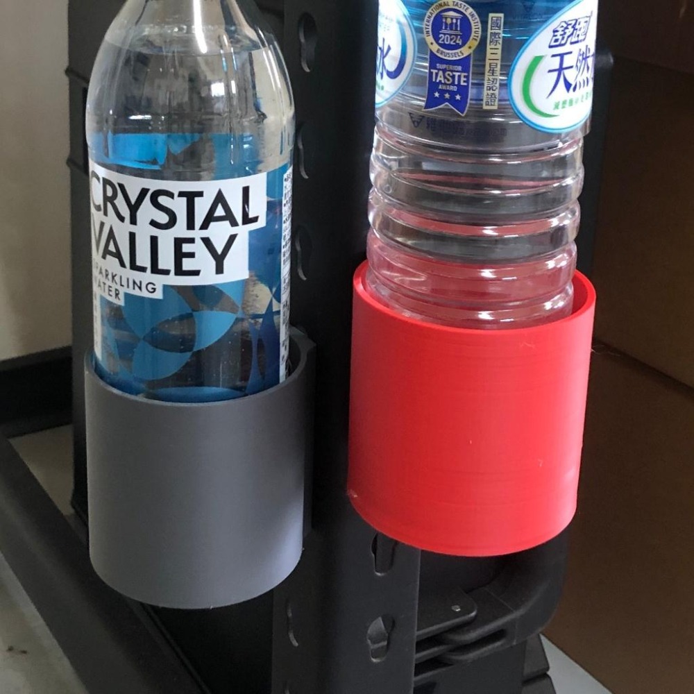 【碰世代設計】角鋼配件/免螺絲角鋼配件/瓶罐架/水瓶架/噴漆罐架/茶飲架/隨身瓶架/噴漆架/飲料架-細節圖3