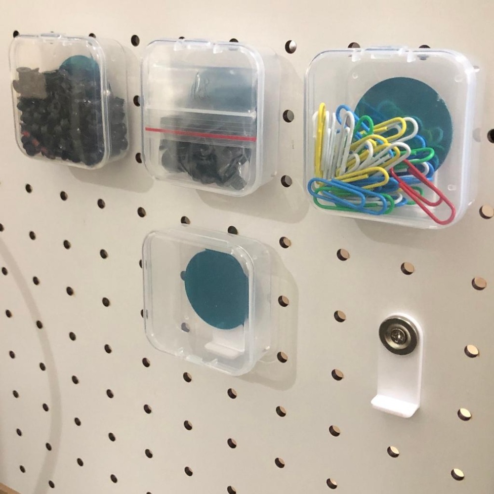 【碰世代設計】洞洞板配件/掛勾/磁吸盒/L折釘/洞洞板掛鉤-細節圖3