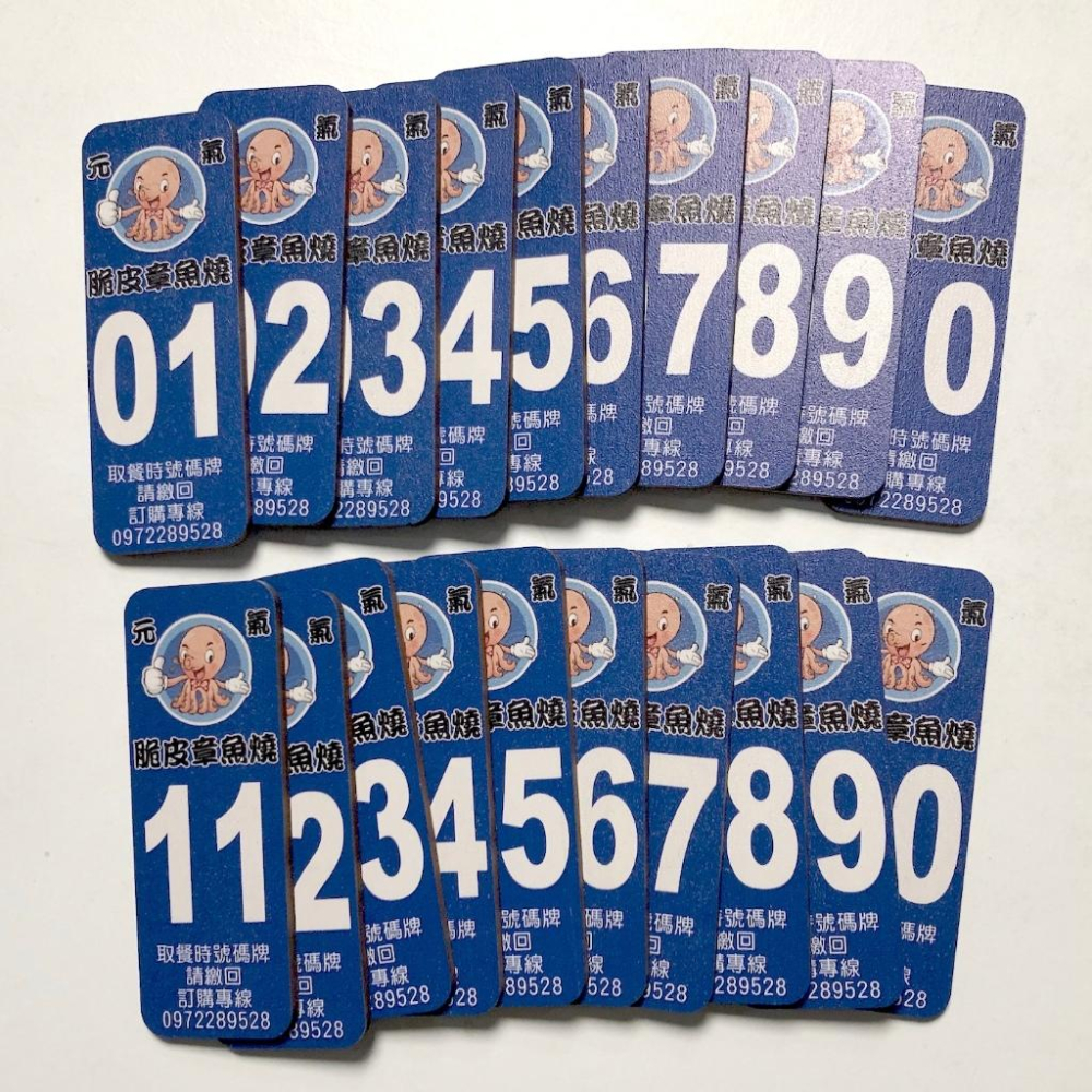 【碰世代設計】號碼牌/等候牌/叫號牌/取餐牌/候位牌/木質掛牌/商品牌/掛牌/木牌/菜單/招牌/滷味/標示牌-細節圖2