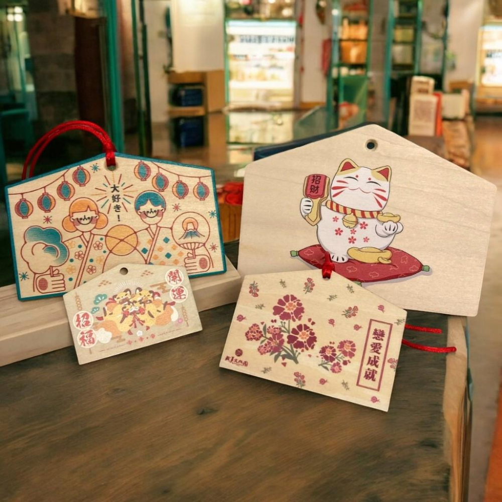 【碰世代設計】客製印刷繪馬木板/客製化許願牌/客製化吊牌/祈福卡-細節圖2