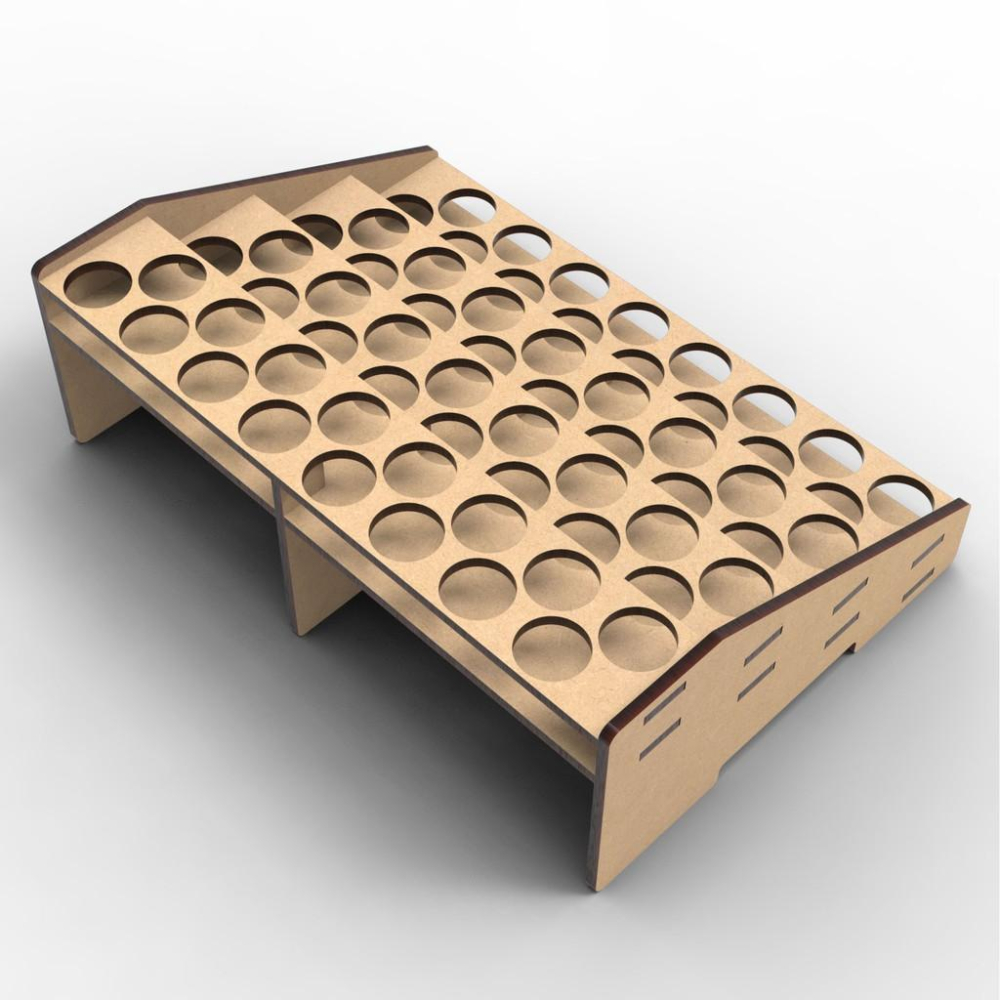 【碰世代設計】vallejo水性顏料架(64瓶)/模型工具/顏料收納/顏料架/漆罐架/模型漆架-細節圖4