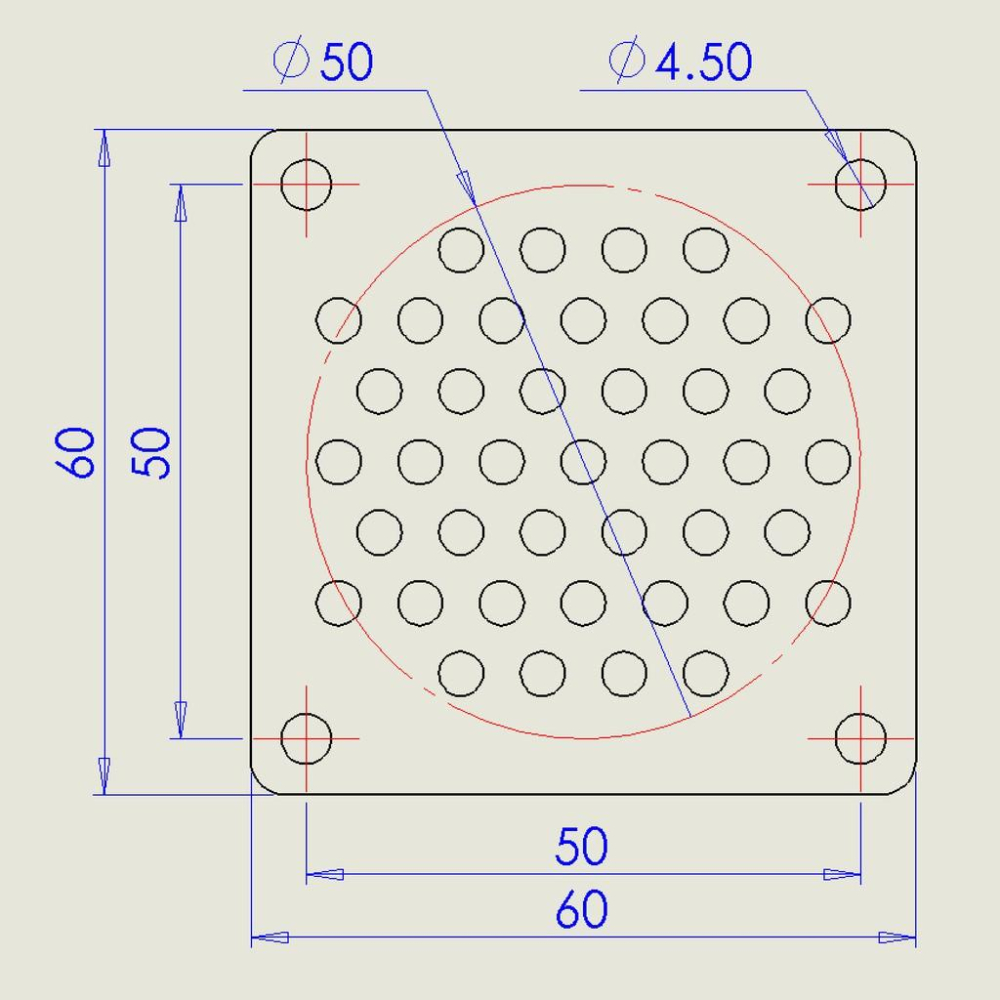 【碰世代設計】壓克力通風網 壓克力 風扇網 洞洞網 壓克力板 通風網 透明通風網 壓克力網-細節圖2