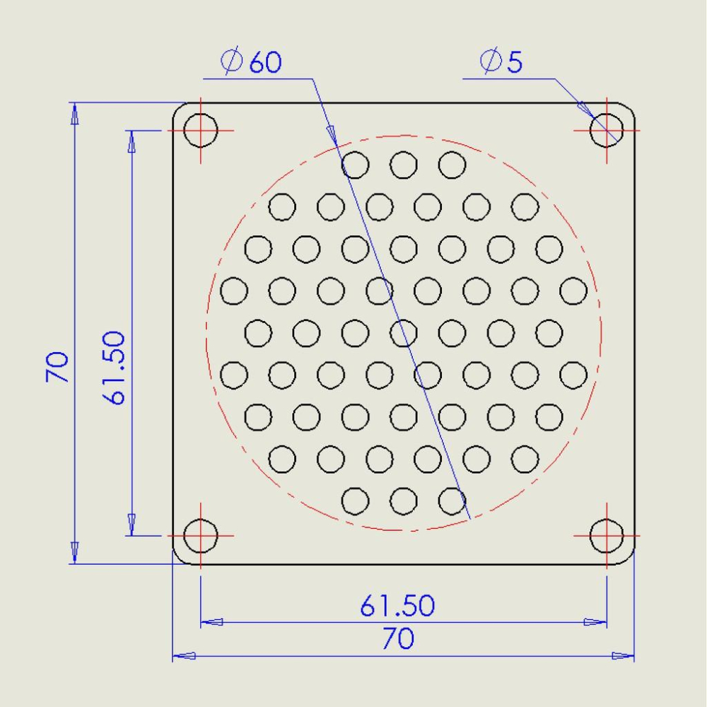 【碰世代設計】壓克力通風網 壓克力 風扇網 洞洞網 壓克力板 通風網 透明通風網 壓克力網-細節圖3