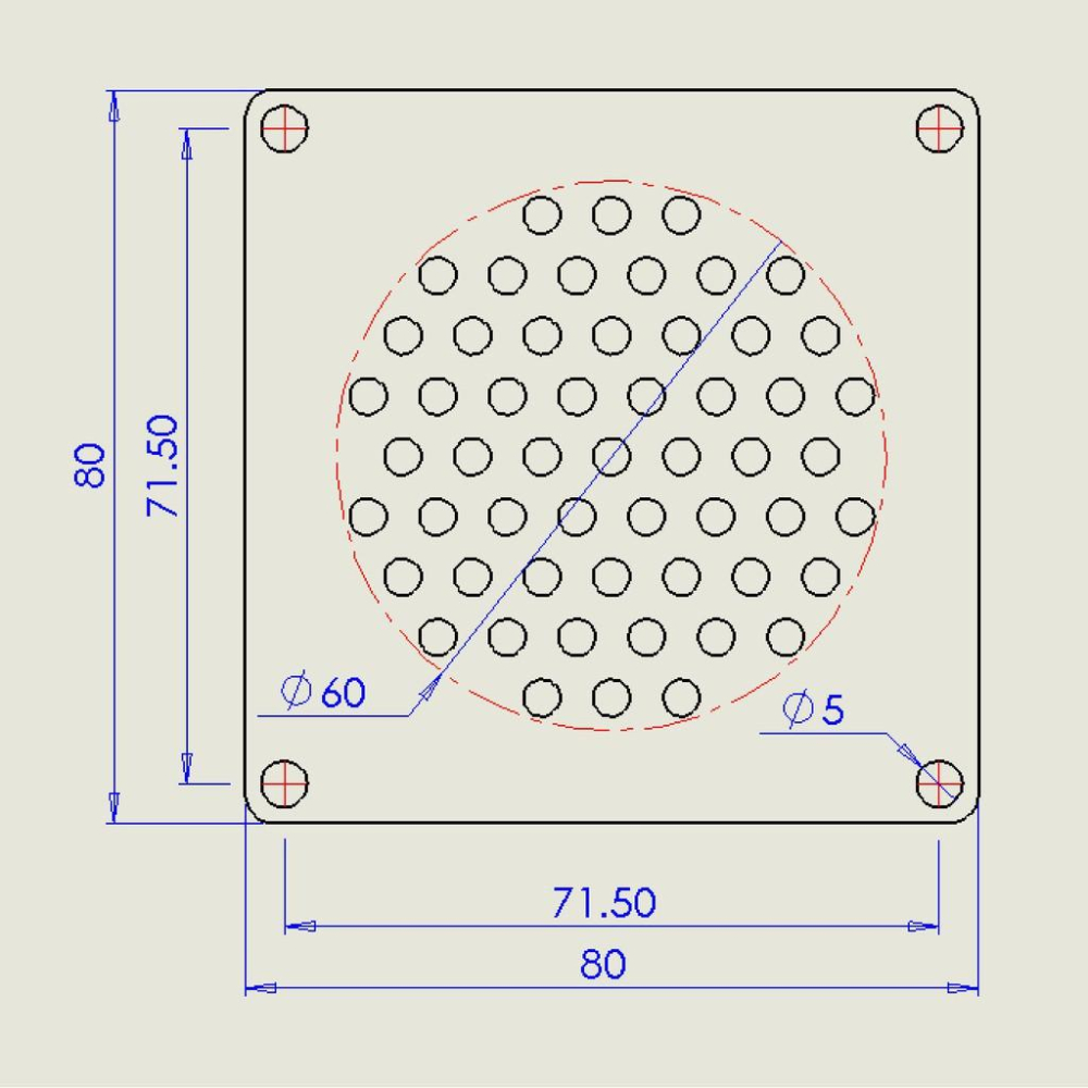 【碰世代設計】壓克力通風網 壓克力 風扇網 洞洞網 壓克力板 通風網 透明通風網 壓克力網-細節圖4