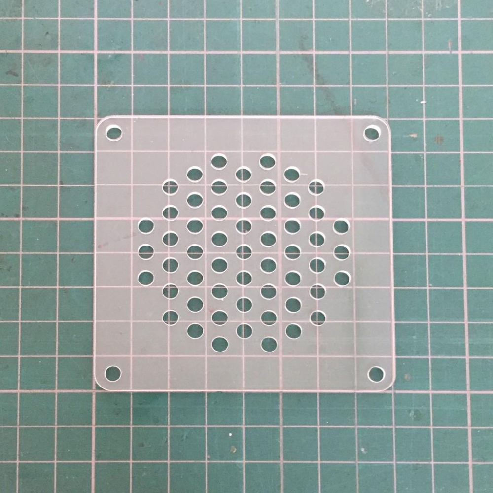 【碰世代設計】壓克力通風網 壓克力 風扇網 洞洞網 壓克力板 通風網 透明通風網 壓克力網-細節圖5